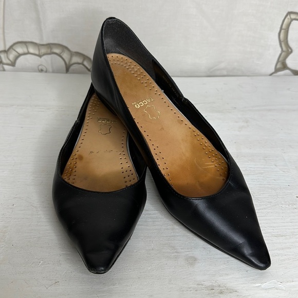 Leather flats with Tacco leather insoles Goodyear soles size 6 - Picture 2 of 13